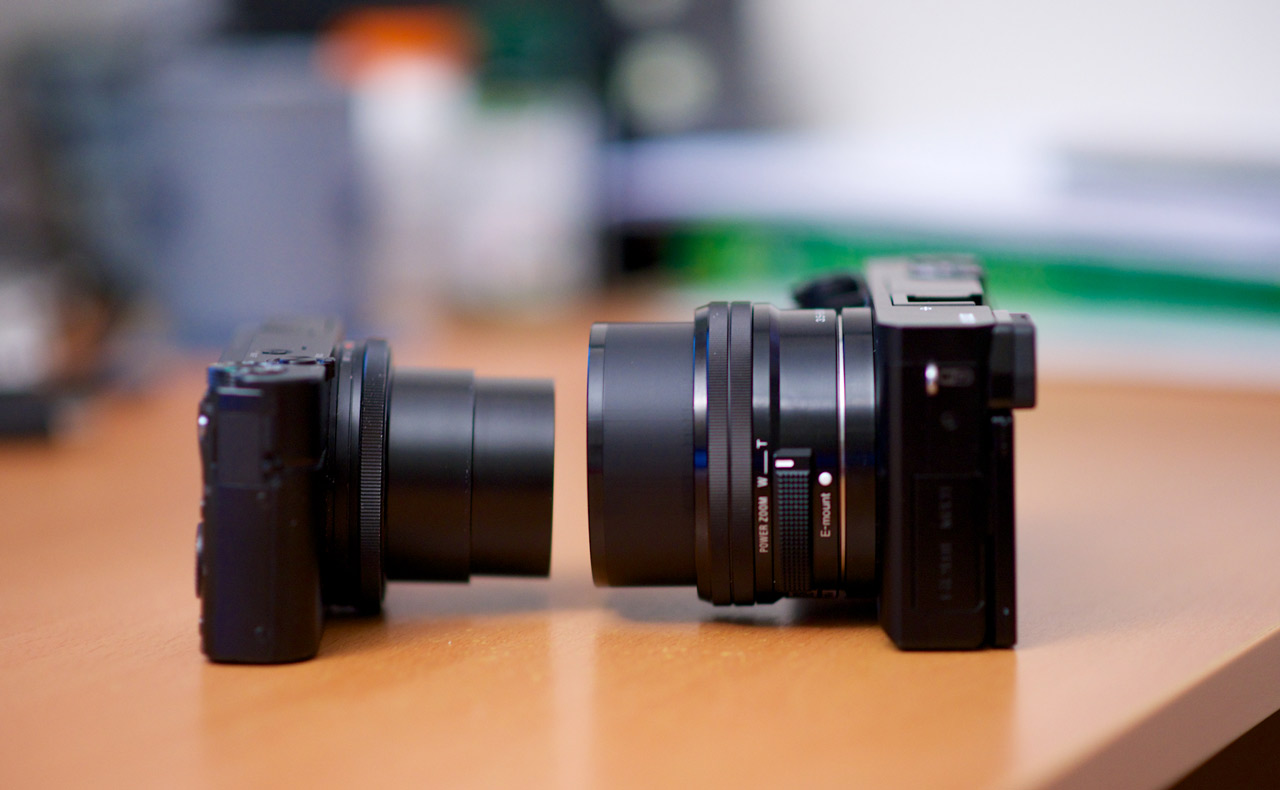 Compact vs mirrorless camera